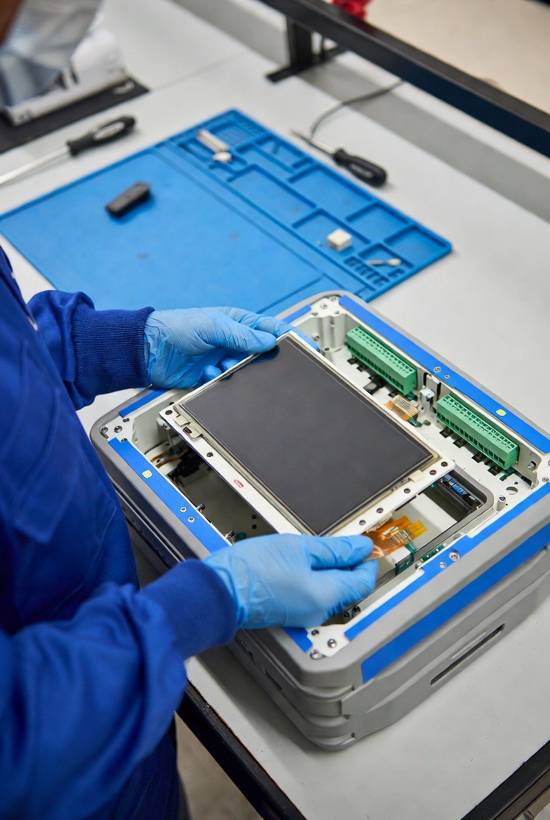 تعویض LCD و فلت‌کابل پنل Basic KTP