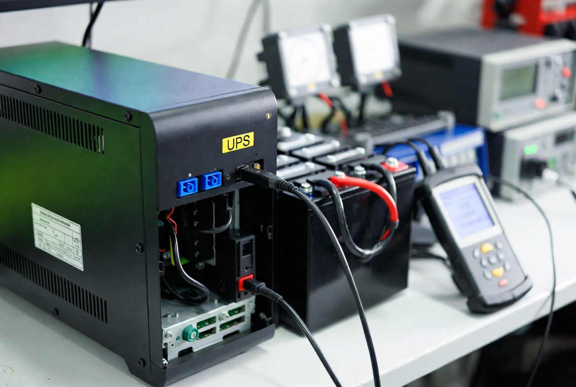 تست ظرفیت و تعویض باتری UPS صنعتی